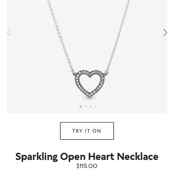 Pandora heart necklace - Picture 2 of 3